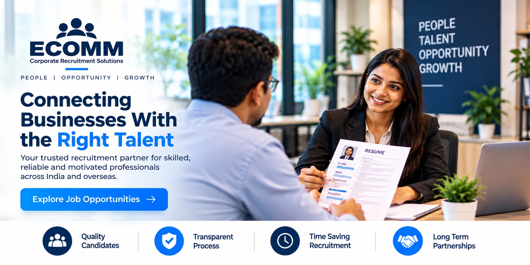 ECOMM Corporate Recruitment Solutions - Connecting Businesses With the Right Talent