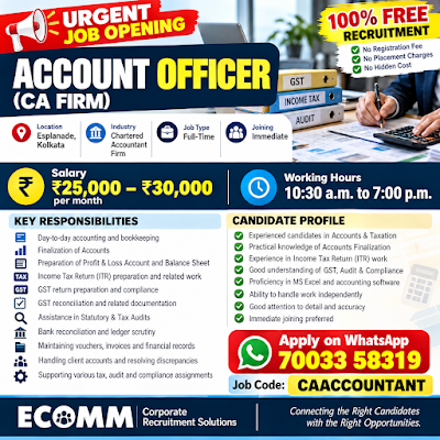 📢 URGENT JOB OPENING – ACCOUNT OFFICER 📢